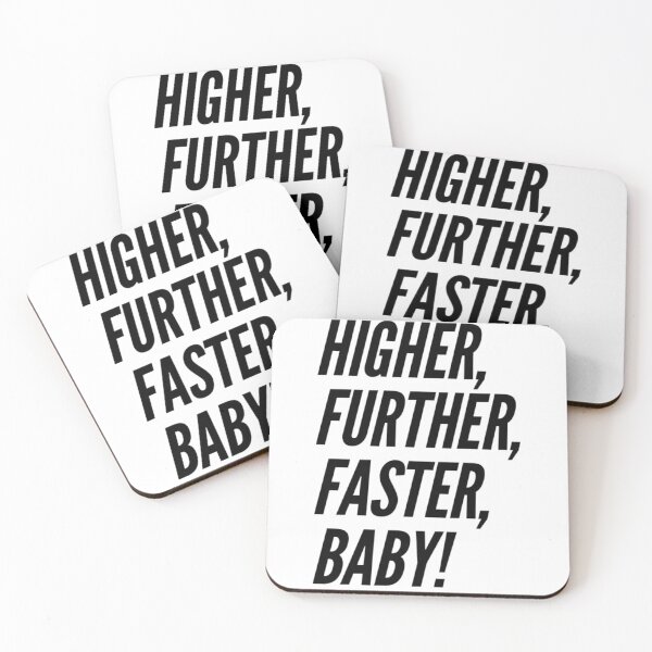 Item preview, higher, further, faster, baby designed and sold by marveluniverse.