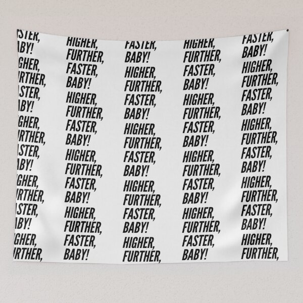 Item preview, higher, further, faster, baby designed and sold by marveluniverse.