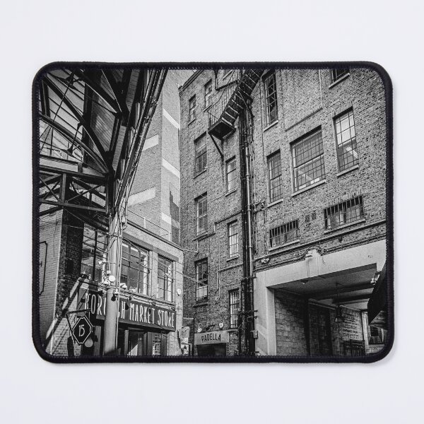 Item preview, The industrial vintage Borough Market in London, Black and White Photo designed and sold by Diana van Neck.