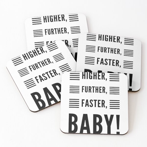 Item preview, higher, further, faster, baby designed and sold by marveluniverse.