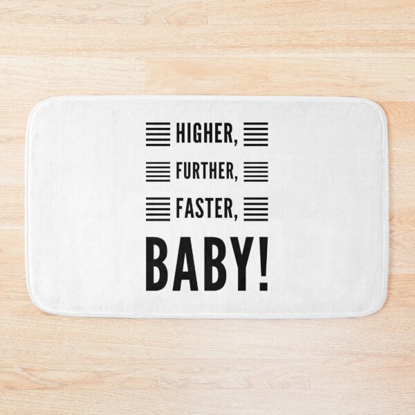 Item preview, higher, further, faster, baby designed and sold by marveluniverse.