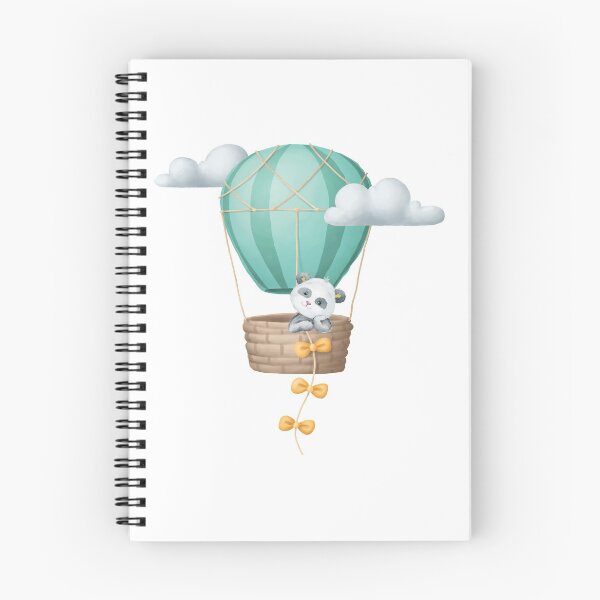 Item preview, Baby Panda In Hot Air Balloon designed and sold by creativiteemom.