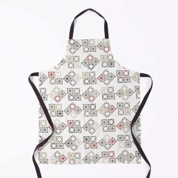 Item preview, Geometric Red, Latte and Brown designed and sold by DigitalSolo.