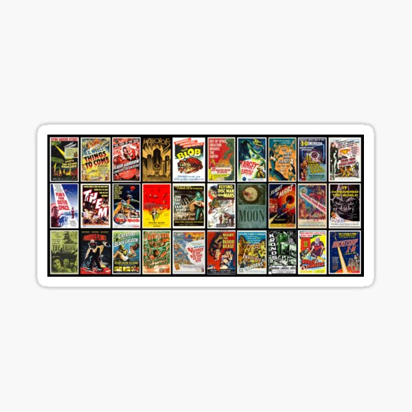 Artikel-Vorschau von Klassische Science-Fiction-Filmplakate, designt und verkauft von goodbai.