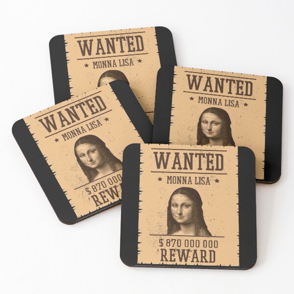 Item preview, Wanted Mona Lisa Funny designed and sold by artado.