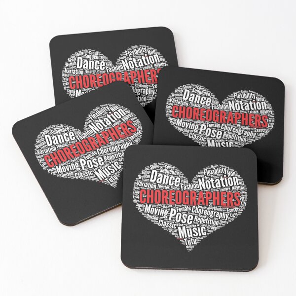 Item preview, Choreographers Heart Shape Word Cloud Design Dance Teacher design designed and sold by theodoros20.