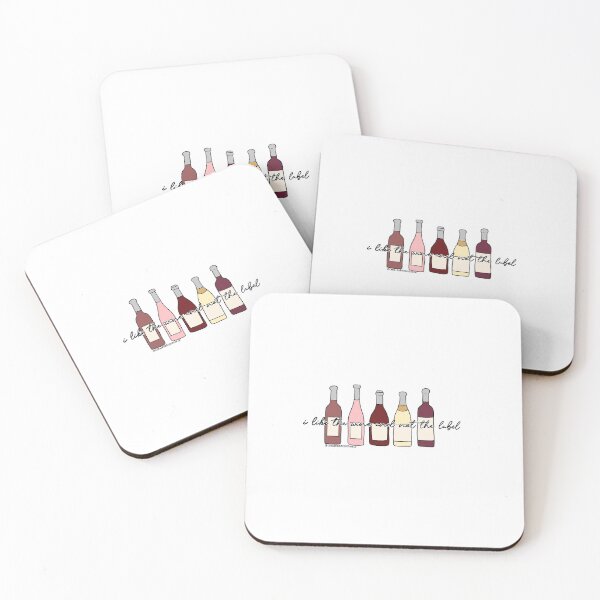 Item preview, I Like the Wine and not the Label Digital Doodle | sticker, magnet, button | lgbtqia, pride, schitt's creek, david rose designed and sold by Caroline Lynch.
