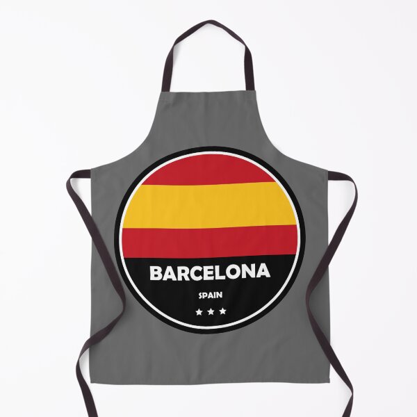 Item preview, Barcelona Circle with Spain's Flag Minimalistic & Classic designed and sold by WorldIsSmall.
