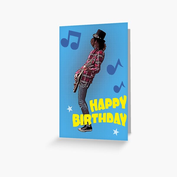 Guitarman - Happy Birthday Greeting Card