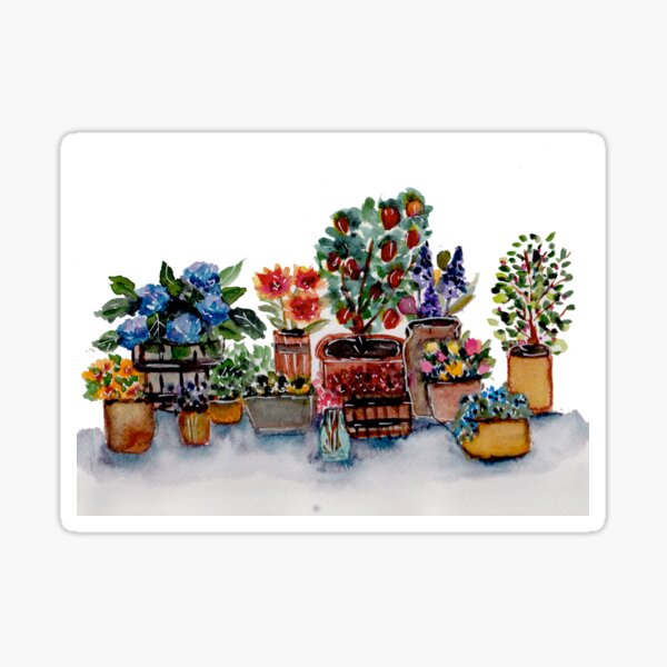 Potted Plants Sticker