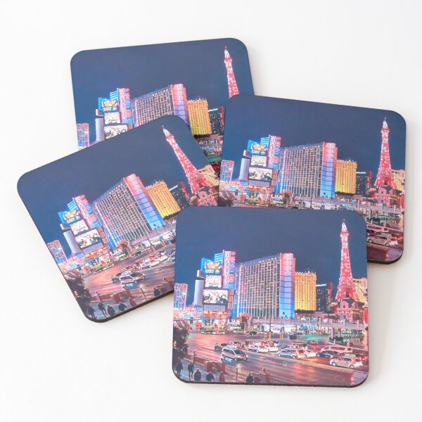 Item preview, Las Vegas Skyline at Night designed and sold by Sofia-Draws.