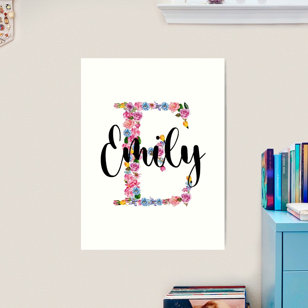 Emily Name - Meaning of the Name Emily Greeting Card for Sale by  bahjaghraf