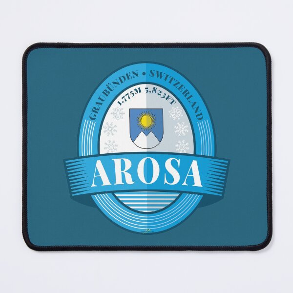 Item preview, Arosa Ski Switzerland Skiing Alps Sticker T-Shirt 03 designed and sold by OuterShellUK.
