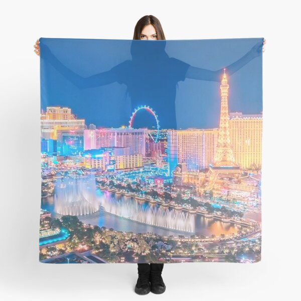 las vegas skyline Shower Curtain by bri.buckley