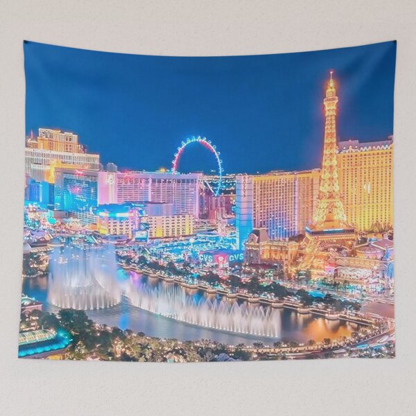 Item preview, Las Vegas at Night designed and sold by Sofia-Draws.