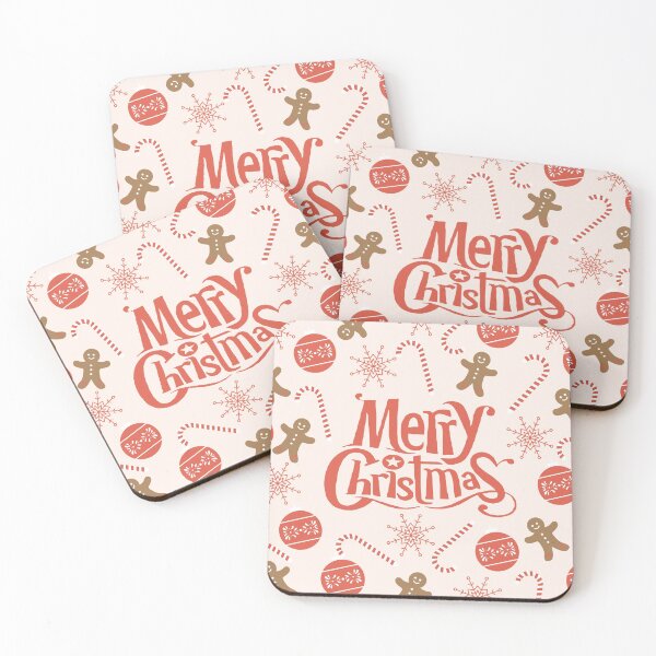Item preview, Red Pattern Christmas Merry Christmas  designed and sold by Amine-Creation.