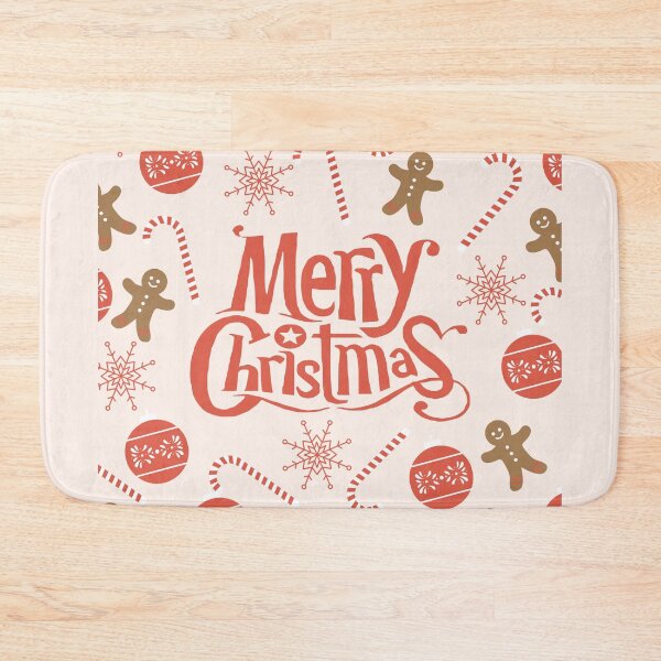 Item preview, Red Pattern Christmas Merry Christmas  designed and sold by Amine-Creation.