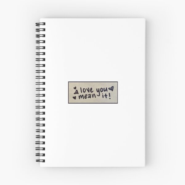 Item preview, love you, mean it! designed and sold by maggieuga.
