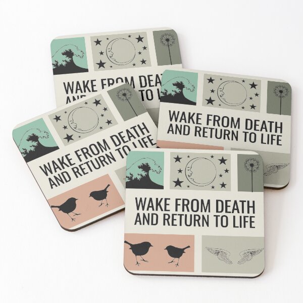 Item preview, Japanese Wake From Death And Return To Life Idiom Proverb, To Take A Bad Or Desperate Situation And Turn It Into A Successful One designed and sold by TrulyEpoque.