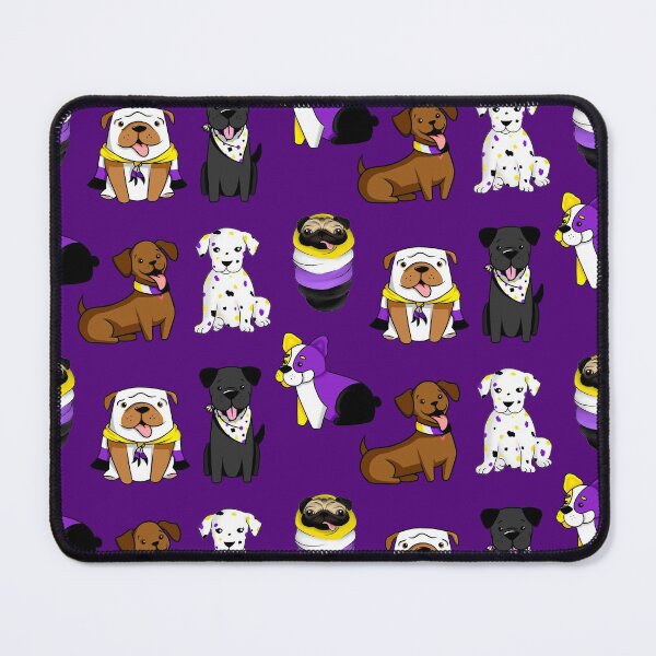 Item preview, Non-Binary Pride Puppies designed and sold by Audrey Lee.