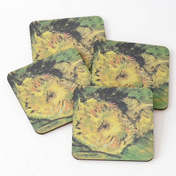Item preview, Vincent van Gogh's Two Cut Sunflowers (1887) famous painting. designed and sold by Artramp.