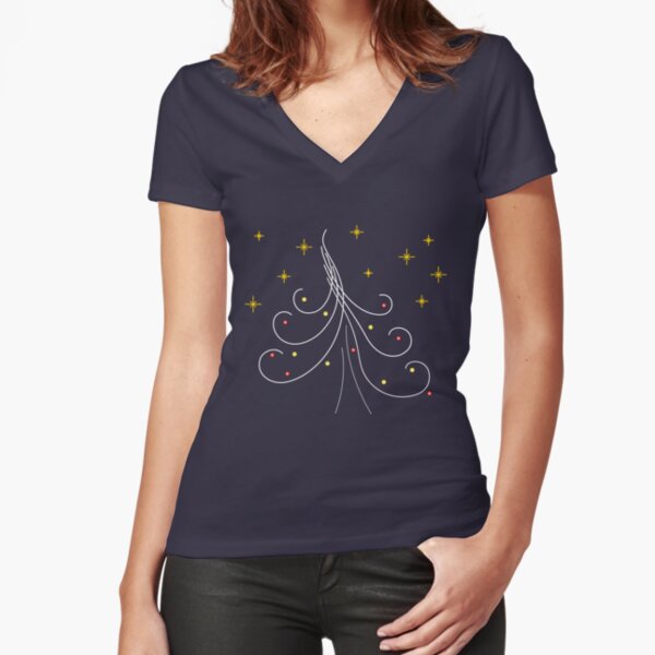 Fitted V-Neck T-Shirt