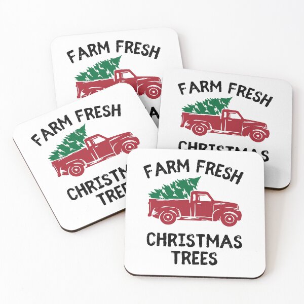 Item preview, Farm Fresh Christmas Trees Vintage Truck Holiday Tradition designed and sold by Leslie Smith.