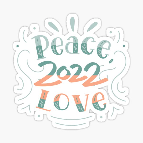 Item preview, Peace love 2022 designed and sold by wanasak.