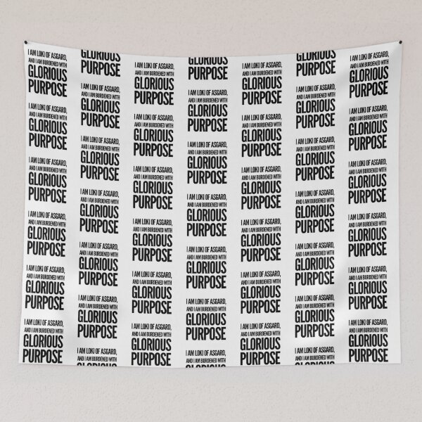 Item preview, i am burdened with glorious purpose  designed and sold by marveluniverse.