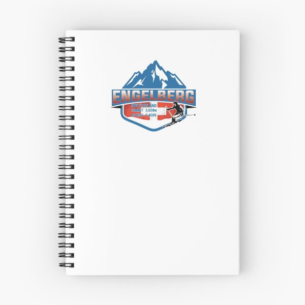 Item preview, Engelberg Ski Switzerland Skiing Alps Sticker T-Shirt 02 designed and sold by OuterShellUK.