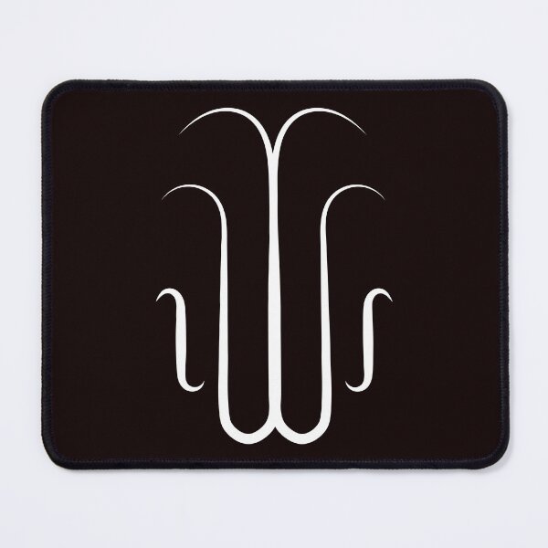 Item preview, sacred symbol of Arbundi white on black designed and sold by ArboreSciences.