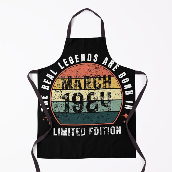 Item preview, The real Legends are born in March 1984 Birthday Vintage colorful gift designed and sold by llon.