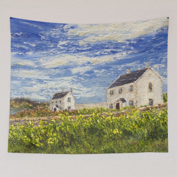 Item preview, White Houses at Penmon Point designed and sold by MickArt1.