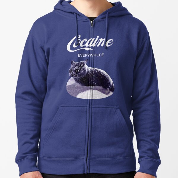 Snow Cat Cocaine Everywhere Sweatshirt, by Beutee Shop