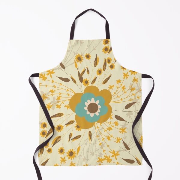 Item preview, Retro Flower Cottage Ivory designed and sold by susycosta.