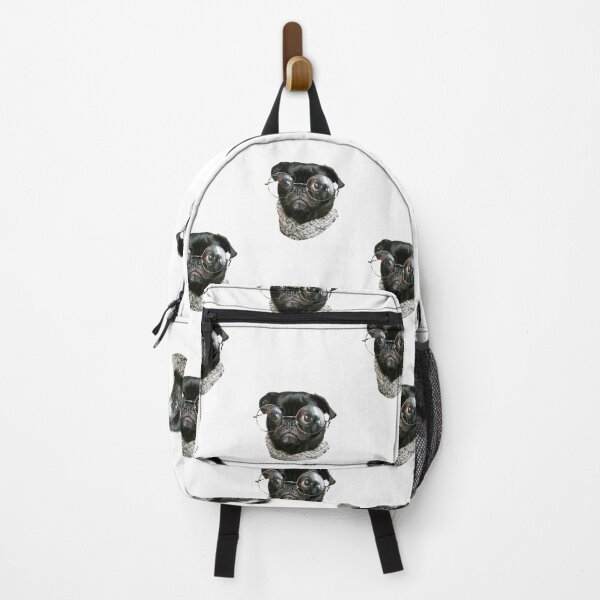 Item preview, Pug Dog Smart Pug Dog  Wearing Glasses  designed and sold by WeGotThat.