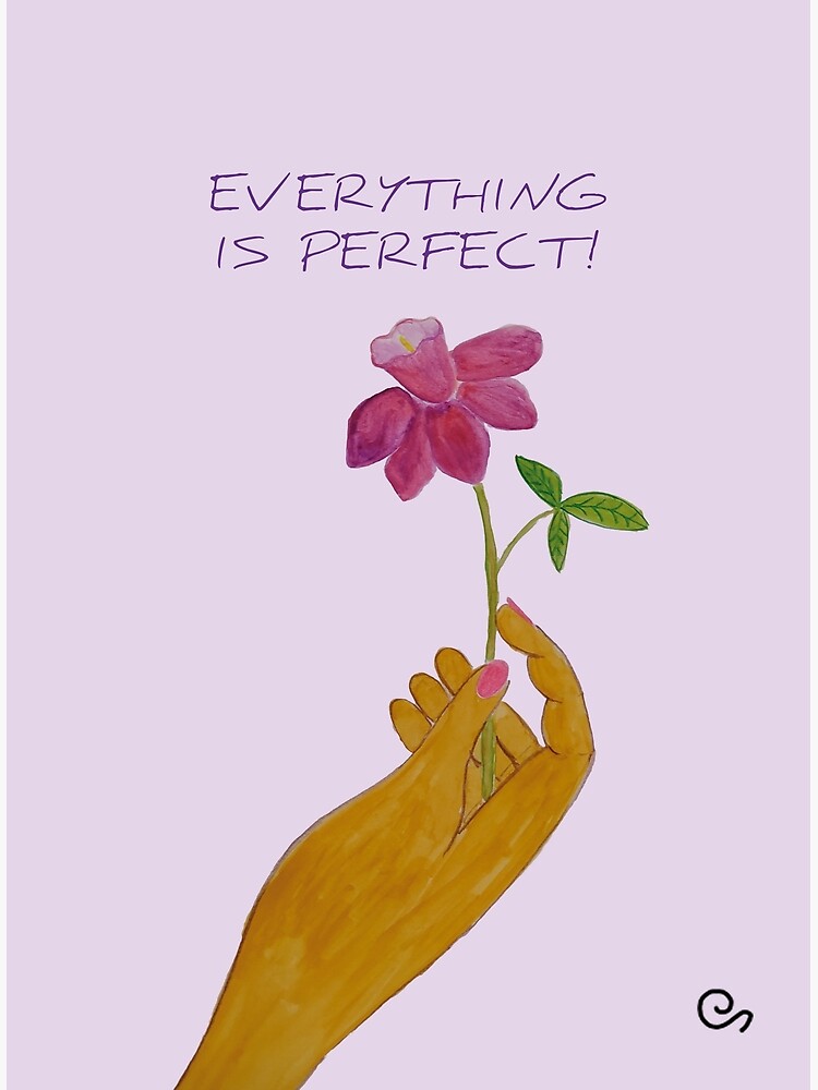 everything-is-perfect-poster-for-sale-by-casuart-redbubble