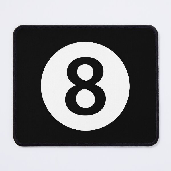 Item preview, Number 8 (On Black) designed and sold by STUDIO-72.