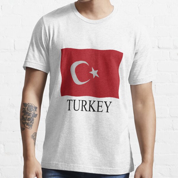 Turkish Flag T Shirt For Sale By Stuwdamdorp Redbubble Vlag T