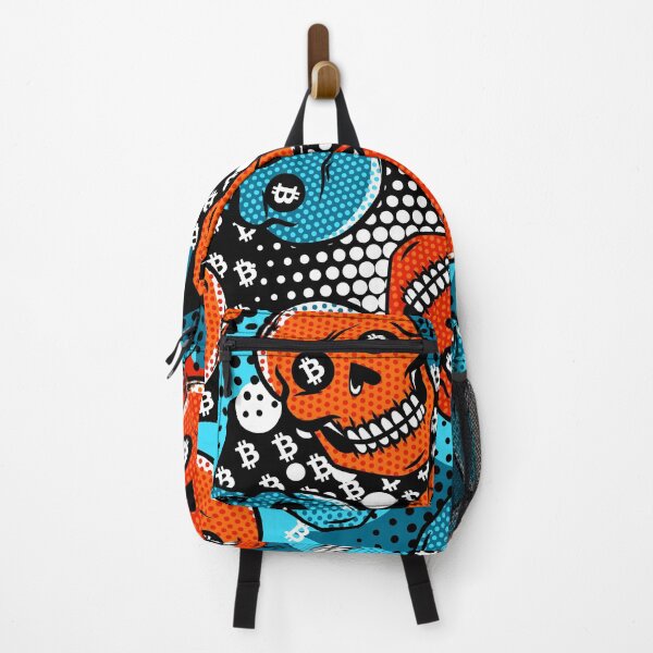 Item preview, Crazy skulls in search of bitcoin designed and sold by InnaQueen.