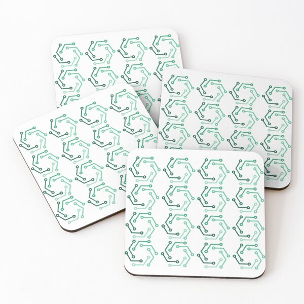 Item preview, PCB printed circuit board trace lines art designed and sold by EngineersArt.