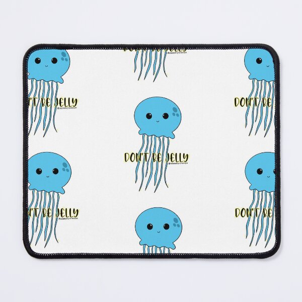 Item preview, Don't Be Jelly Digital Doodle Pun | sticker, magnet, button | jellyfish, ocean, sea, jealous, envy designed and sold by Caroline Lynch.