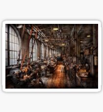 Machinist - A fully functioning machine shop Sticker