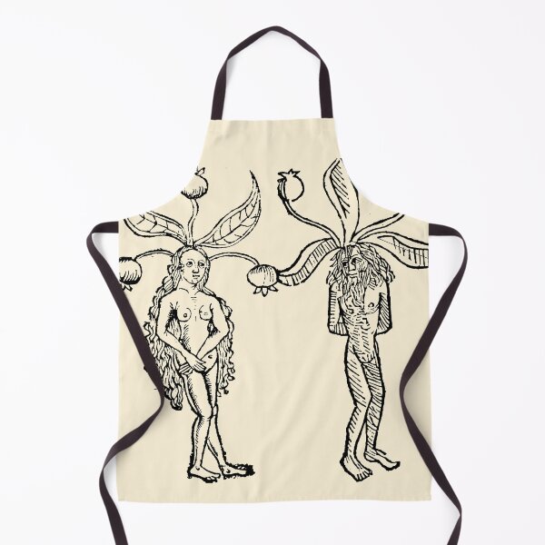 Item preview, Vintage Medieval Mandrakes Illustration, 1500s Era Art designed and sold by PlentyEntities.