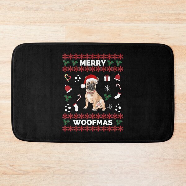 Item preview, Merry Woofmas Bulldog Christmas Holiday - Bulldog Merry Woofmas Christmas Gift designed and sold by ExploreTheStore.