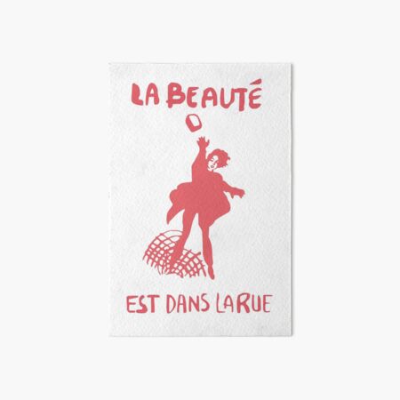 Vista previa del artículo con la obra «la beauté est dans la rue - Protesta Póster», diseñado y vendido por TrendoonStore.