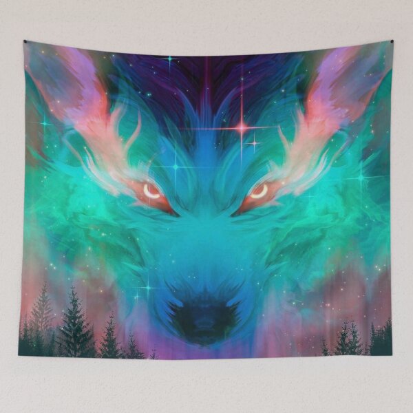 Item preview, Galaxy wolf designed and sold by MarioColtello.