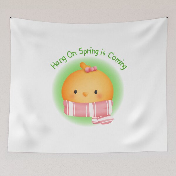 Item preview, Cute Baby Chick Wearing a Scarf designed and sold by JanesCreations.