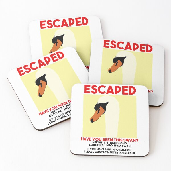 Item preview, Escaped swan film quote police meme designed and sold by Captain-Jackson.