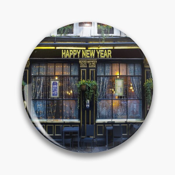 Item preview, Happy New Year Pub designed and sold by Londonimages.